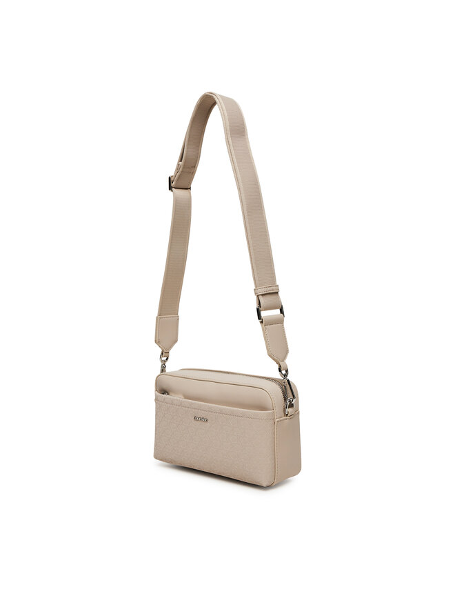 Calvin Klein Soma Calvin Klein Ck Must Aop Double Straps Camera LV04F3080G Bēšs