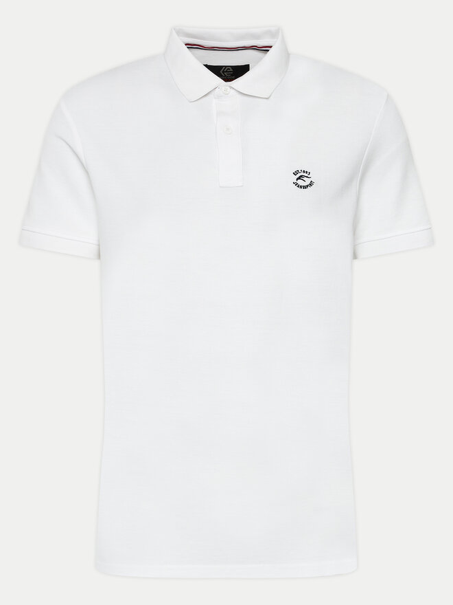 INDICODE INDICODE Poloshirt Wadim 40-913 Weiß Slim Fit