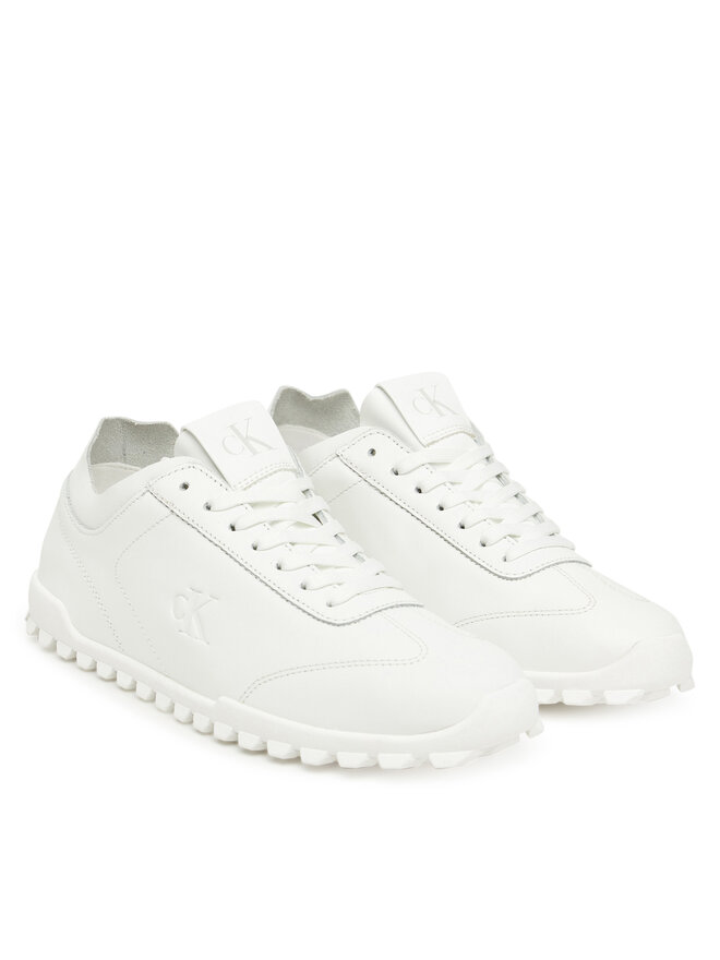 Calvin Klein Sneakers Calvin Klein Low Profile Runner Lth Mg YW0YW02049 Weiß