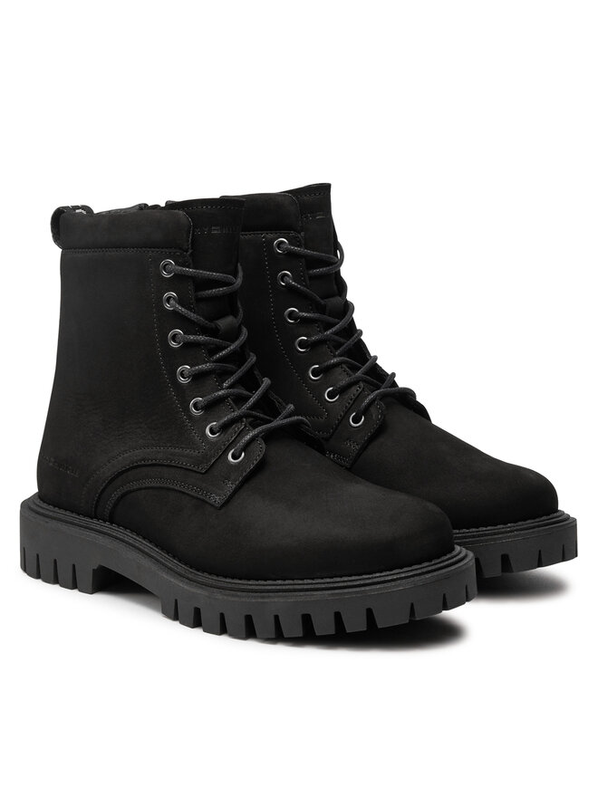 Tommy Hilfiger Botas Tommy Hilfiger Casual Hilfiger Chunk Z Nbk Boot FM0FM05149 Negro