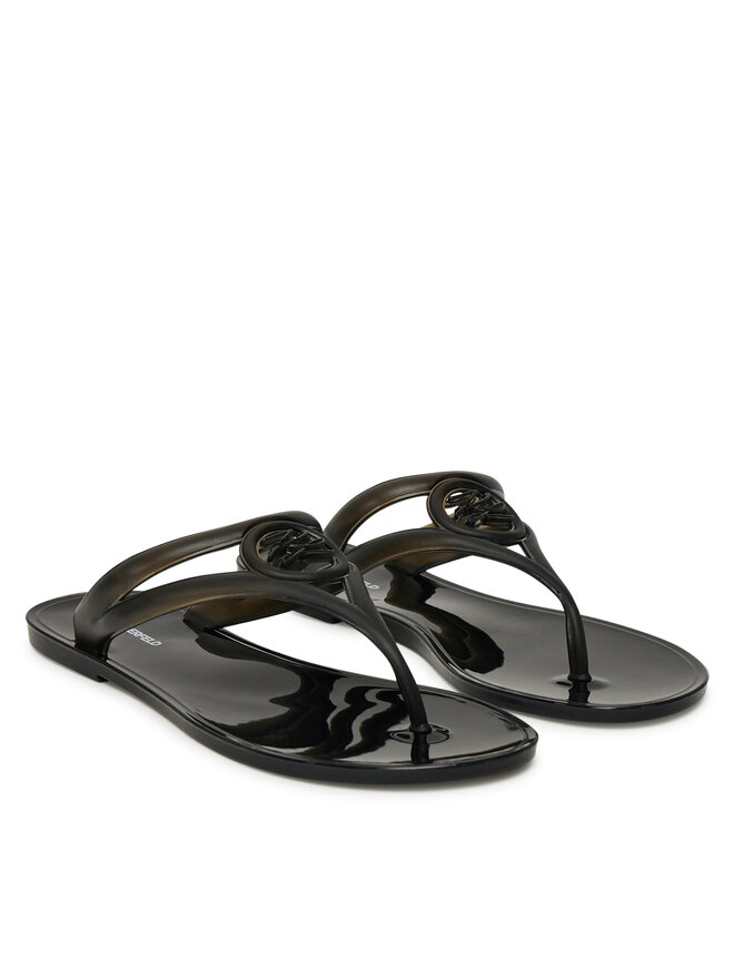 KARL LAGERFELD Σαγιονάρες KARL LAGERFELD Jelly Thong KL80007A Μαύρο