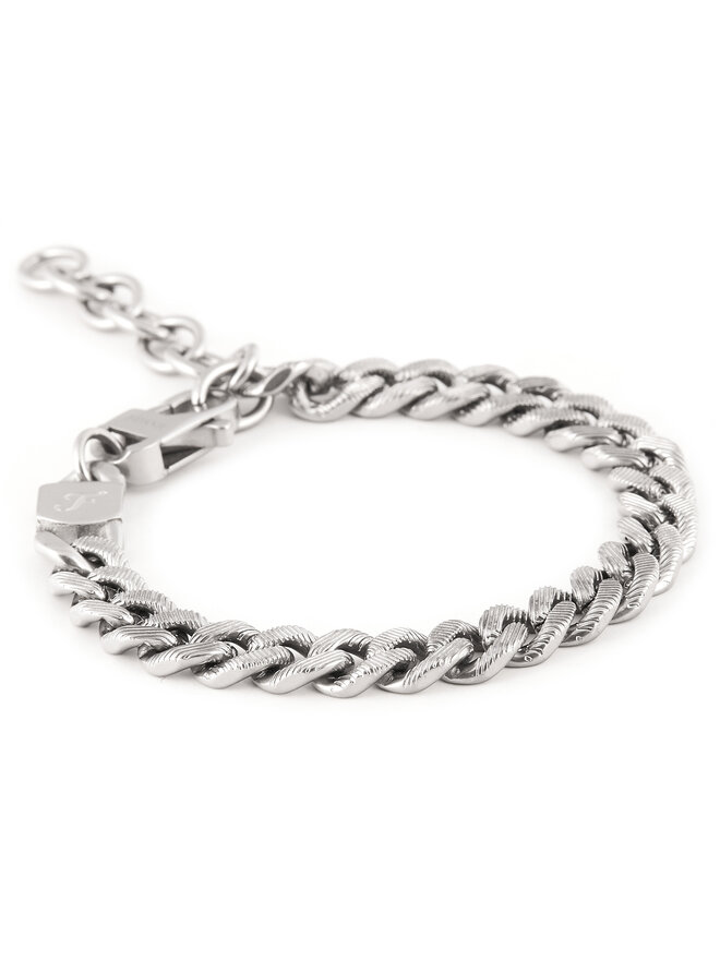 Fossil Bransoletka Fossil JF04697040 Srebrny