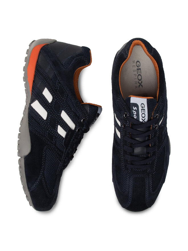 Geox Pusbačiai Geox U Snake K U4207K 02214 C4002 Tamsiai mėlyna