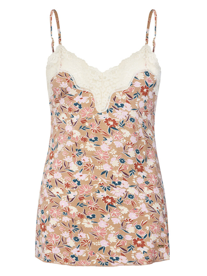 United Colors Of Benetton United Colors Of Benetton Pyjama-T-Shirt 3RKC3H00L Beige Regular Fit