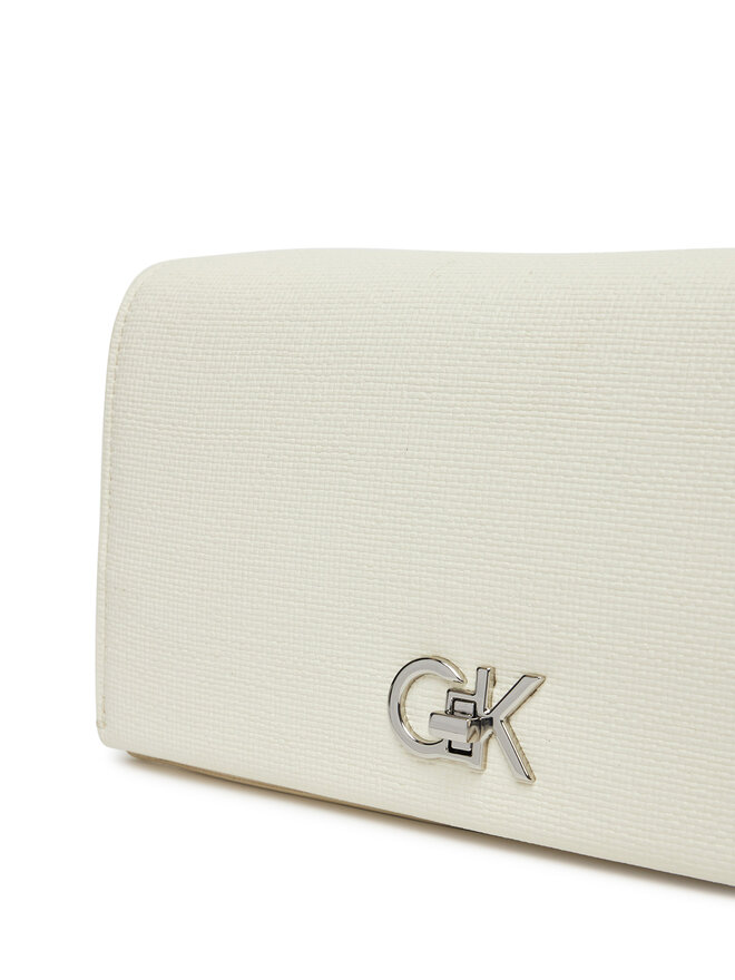 Calvin Klein Handtasche Calvin Klein Ck Mini Chain Bag_Tex K60K613180 Weiß