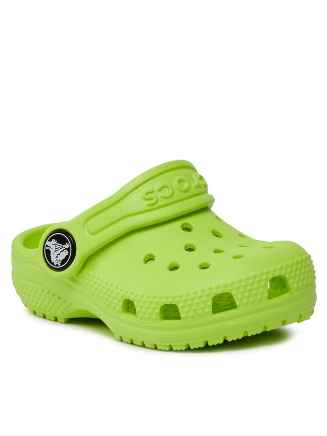 Crocs Pantoletten Crocs Classic Kids Clog T Limeade 206990 Grün