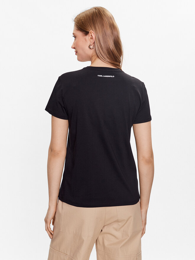 KARL LAGERFELD KARL LAGERFELD T-Shirt Ikonik 2.0 230W1700 Μαύρο Regular Fit