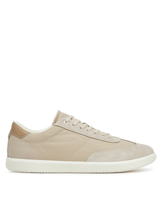 Calvin Klein Сникърси Calvin Klein Low Top Lace Up Cv Mix HM0HM01724 Бежов
