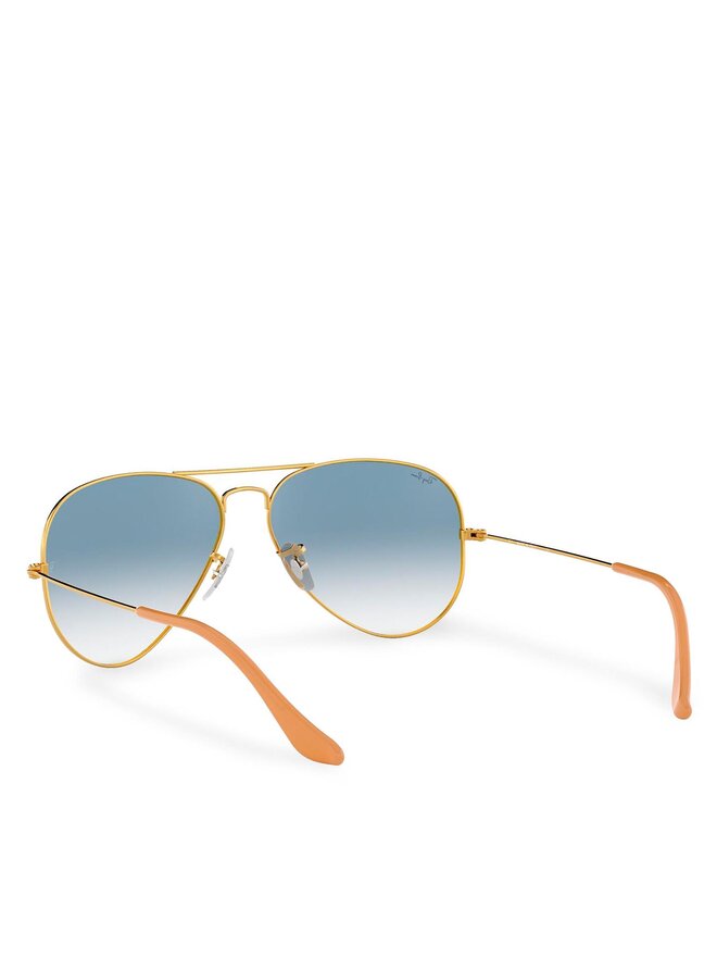 Ray-Ban Okulary przeciwsłoneczne Ray-Ban Aviator Large Metal 0RB3025 001/3F Złoty