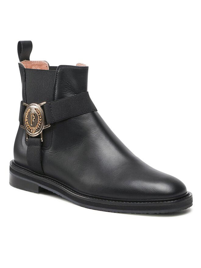 Pollini Μποτάκια με λάστιχο Pollini SA21043G1FTC0000 Μαύρο
