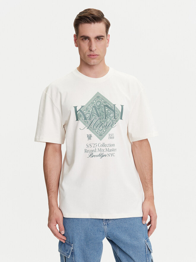 Karl Kani Karl Kani Camiseta PD00005356 Blanco Relaxed Fit