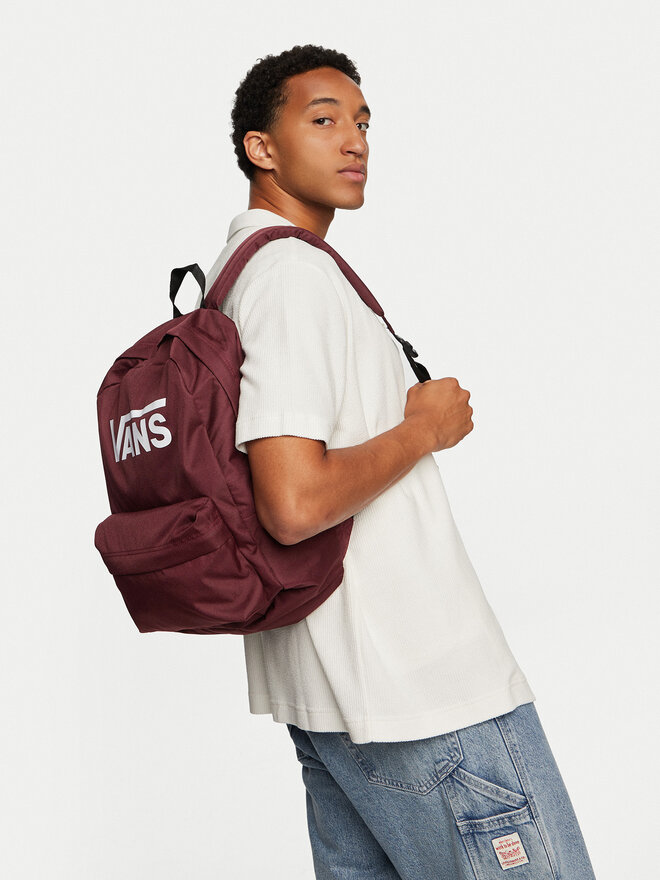 Vans Rucksack Vans Old Skool Print Backpack VN000H504QU1 Dunkelrot