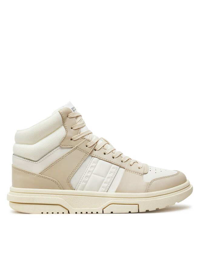 Tommy Jeans Tenisice Tommy Jeans The Brooklyn Mid Top EN0EN02579 Écru
