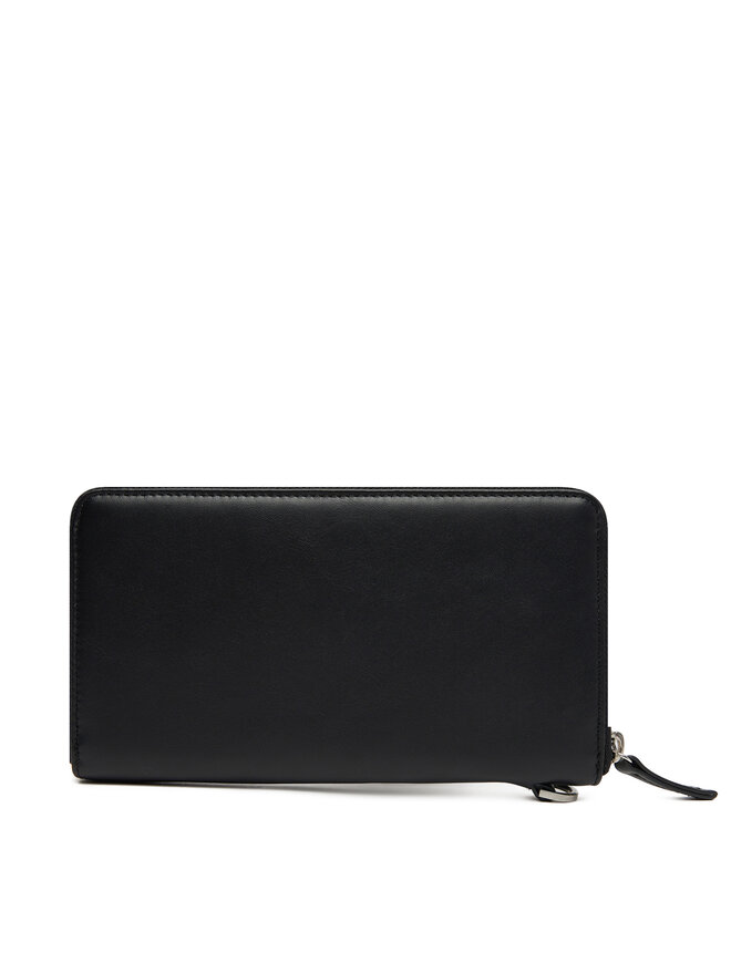 Guess Голям мъжки портфейл Guess SMNEBR LEA77 Черен