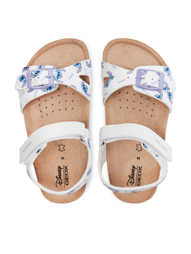 Geox Sandály Geox J Adriel Girl J158MC 00004 C1M4B S Écru