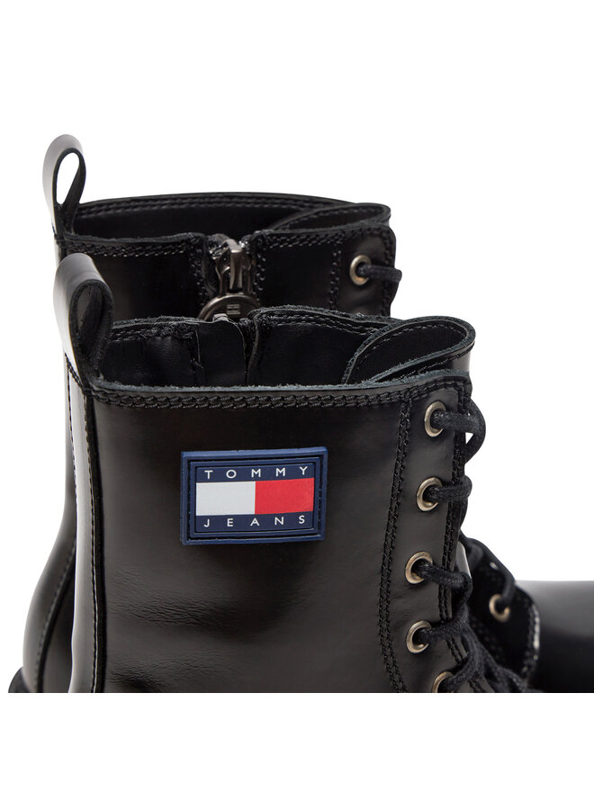 Tommy Jeans Botas Tommy Jeans Urban Tommy Jeans Lace Up Boot EN0EN01995 Negro