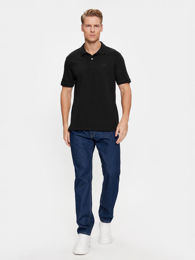 Gap Gap Polo 586306-03 Μαύρο Regular Fit