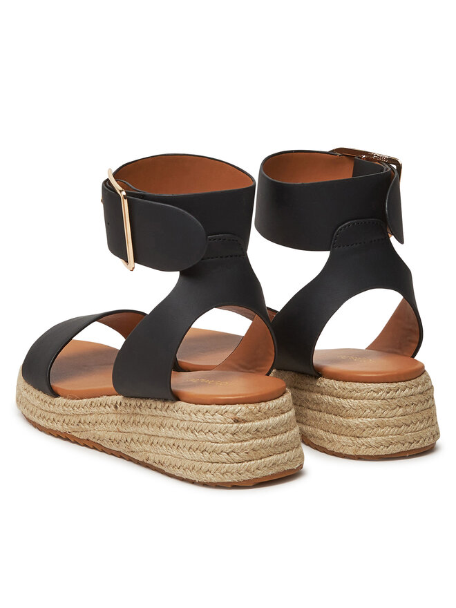 DeeZee Espadrilky DeeZee QS276-1 Čierna