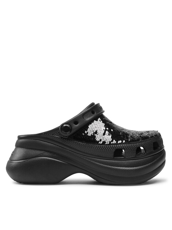 Crocs Pantoletten Crocs Classic Bae Sequin Clogw 207317 Schwarz