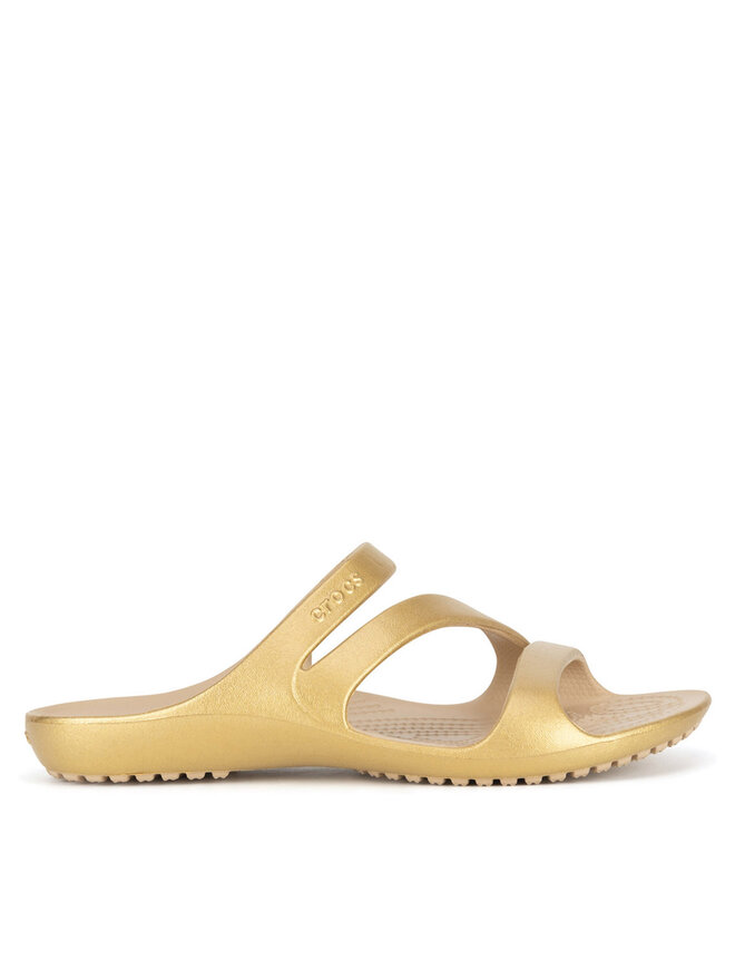 Crocs Şlapi Crocs KADEE II METALLIC SANDAL W 210147-710 Auriu