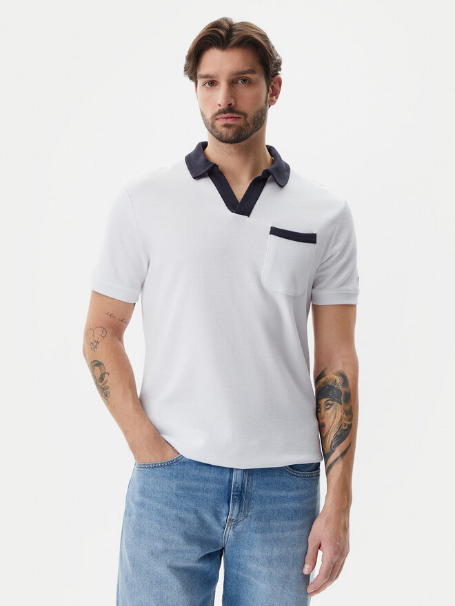 Guess Guess Pólóing F5GP01 KC5Y1 Fehér Regular Fit