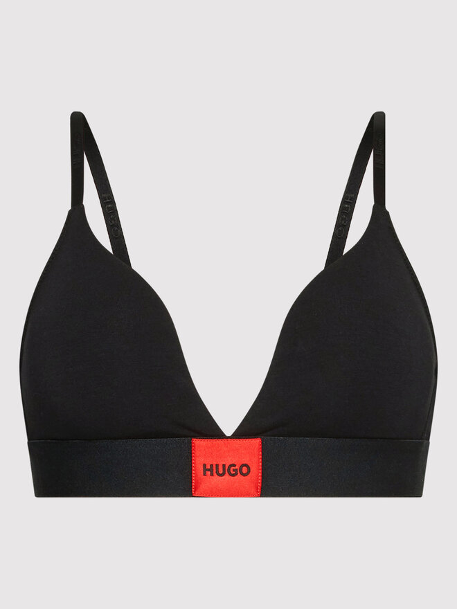 HUGO Hugo Σουτιέν Bralette Triangle Red Label 50469647 Μαύρο