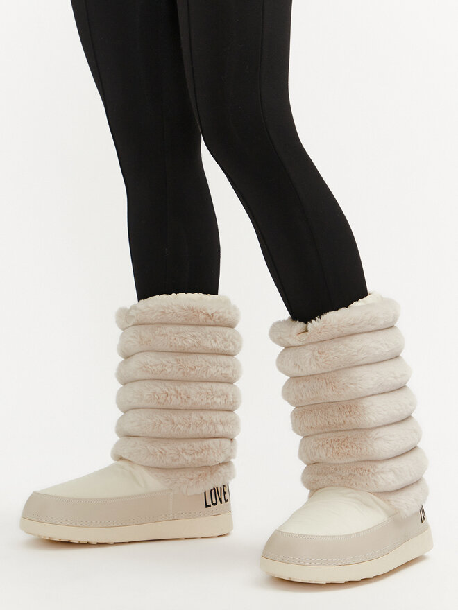 LOVE MOSCHINO Sněhule LOVE MOSCHINO JA24312G0LISH120 Écru
