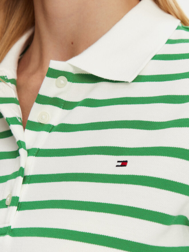Tommy Hilfiger Tommy Hilfiger Pólóing 1985 WW0WW43224 Zöld Regular Fit
