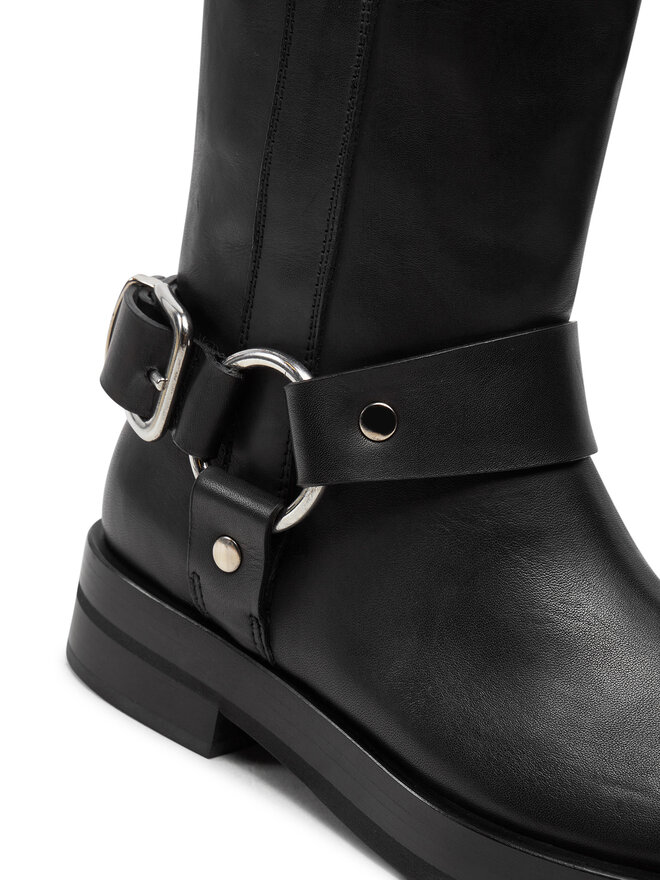 AGL Csizma AGL Rina Biker D774505PGDESER0000 Fekete