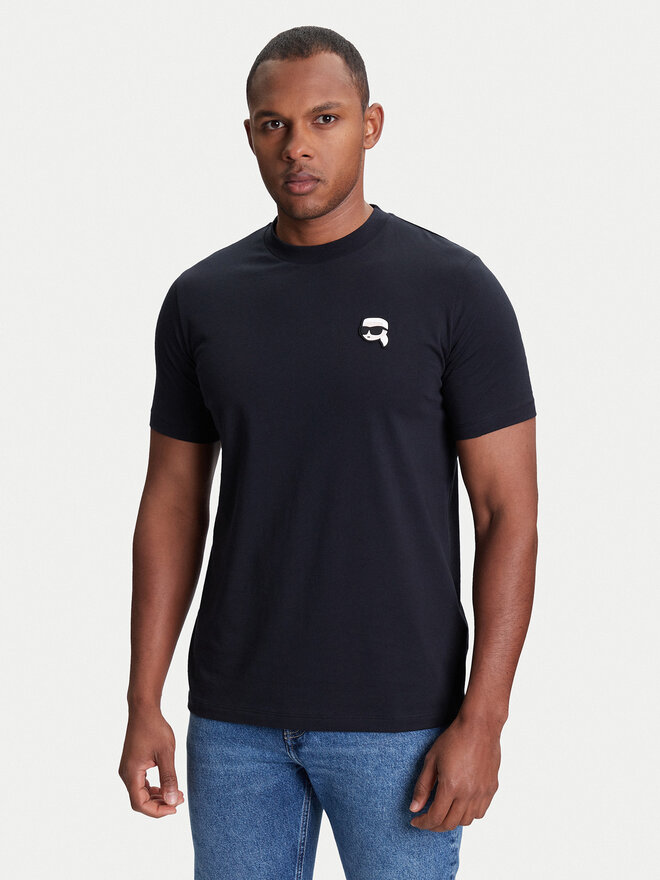 KARL LAGERFELD KARL LAGERFELD Camiseta 755710 553224 Azul marino Slim Fit