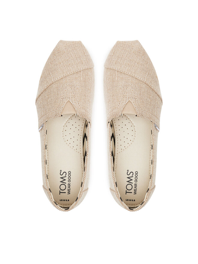 Toms Halbschuhe Toms Alpargata 10017719 Beige
