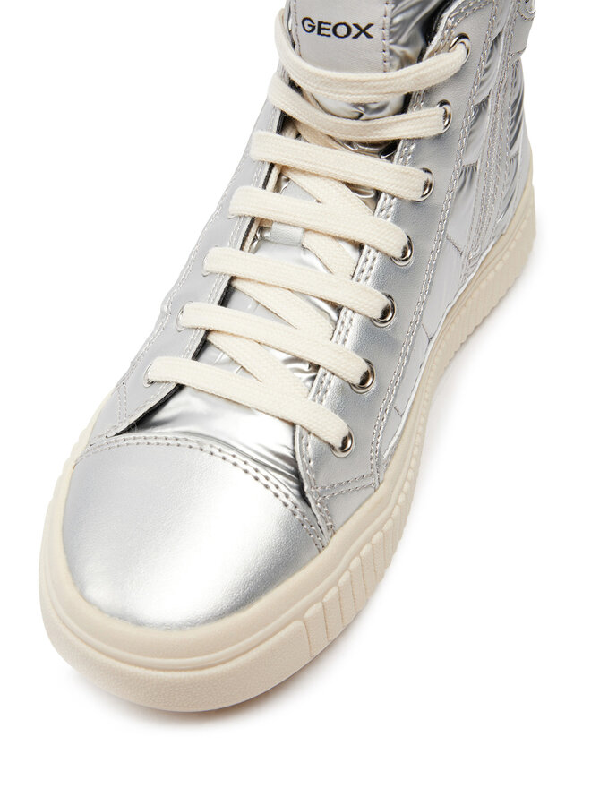 Geox Tenisice Geox J Laquinny Girl J46M3C 0LVNF C1007 S Srebrna
