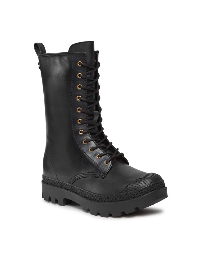 Coach Μποτάκια Coach Tasha Leather Boot CN100 Μαύρο