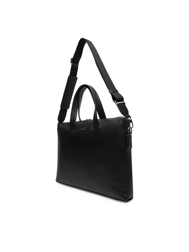 Calvin Klein Brašna na notebook Calvin Klein Ck Premium Leather Laptop Bag K50K512939 Černá