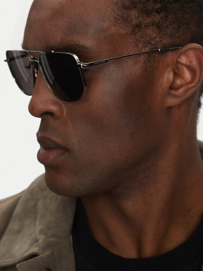 Trussardi Okulary przeciwsłoneczne Trussardi TSM3014 Srebrny