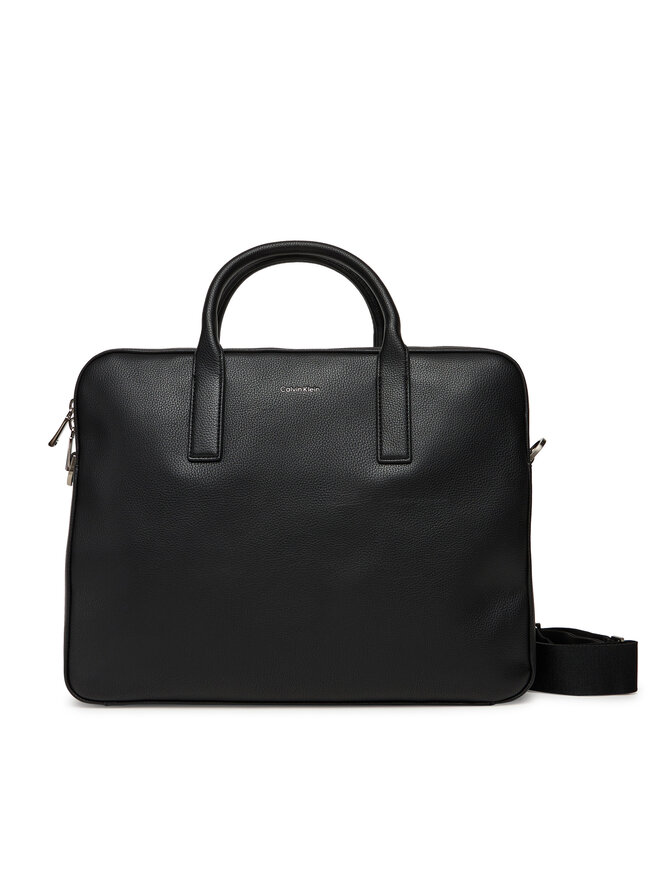 Calvin Klein Brašna na notebook Calvin Klein Raised Commuter LV04D3157G Černá