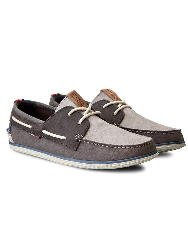 Tommy Hilfiger Mokassins Tommy Hilfiger DENIM Miles 1B EM56820709 Grau