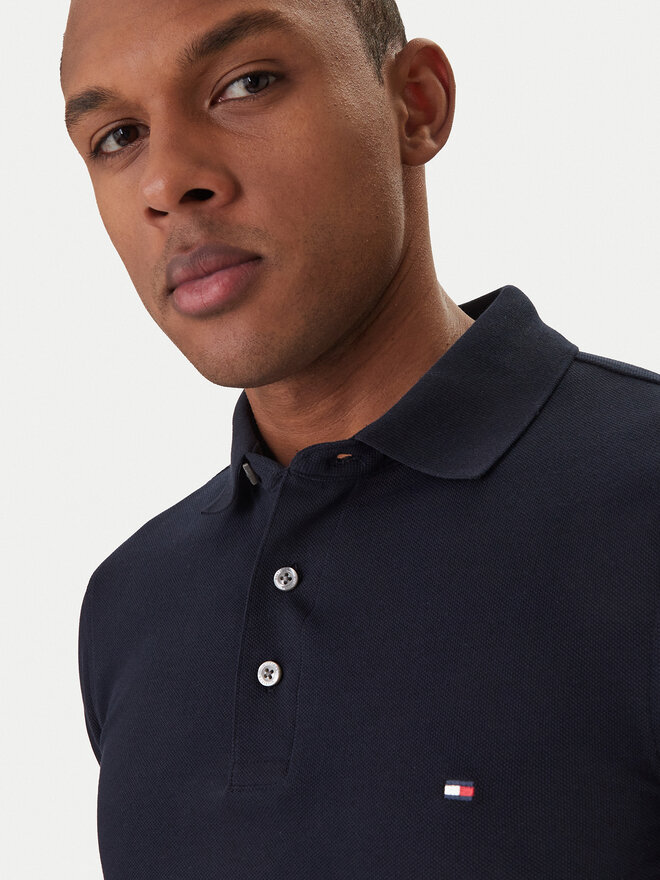 Tommy Hilfiger Tommy Hilfiger Poloshirt 1985 MW0MW17771 Dunkelblau Slim Fit
