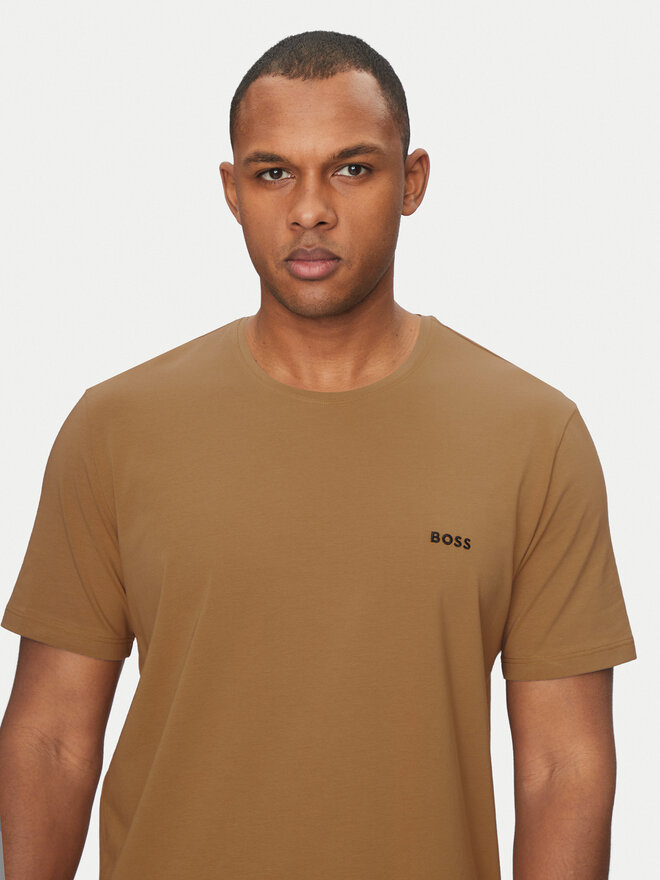 BOSS BOSS Camiseta Mix&Match 50515312 Beis Regular Fit