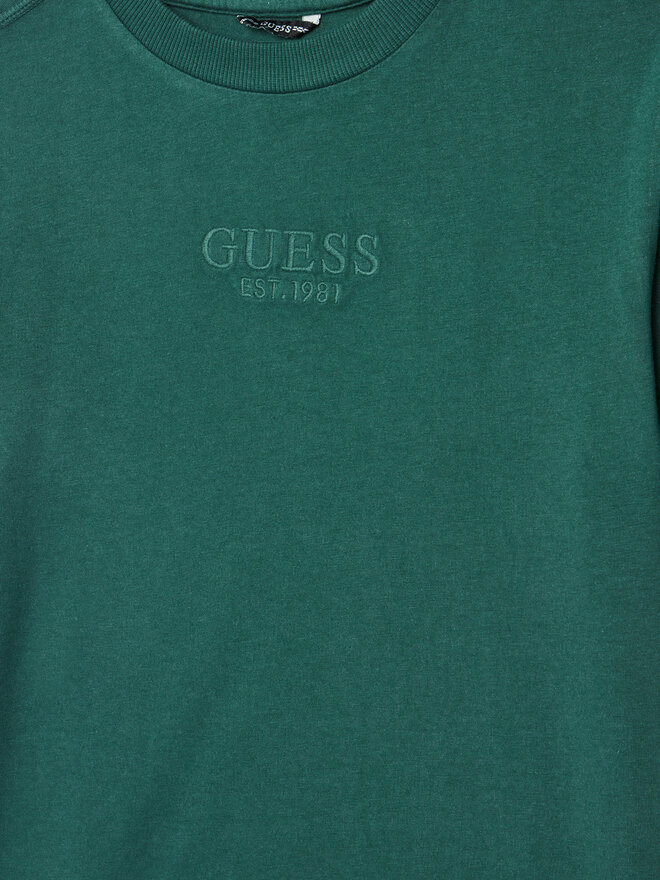 Guess Guess Camiseta L5RI36 K8HM4 Verde Regular Fit