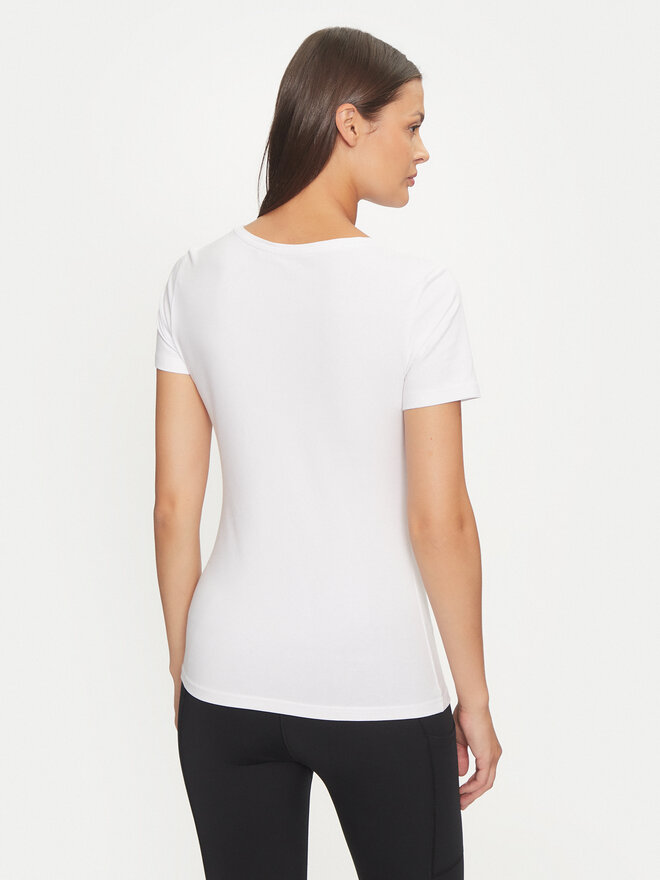 4F 4F T-Shirt 4FWMM00TTSHF1846 Λευκό Slim Fit