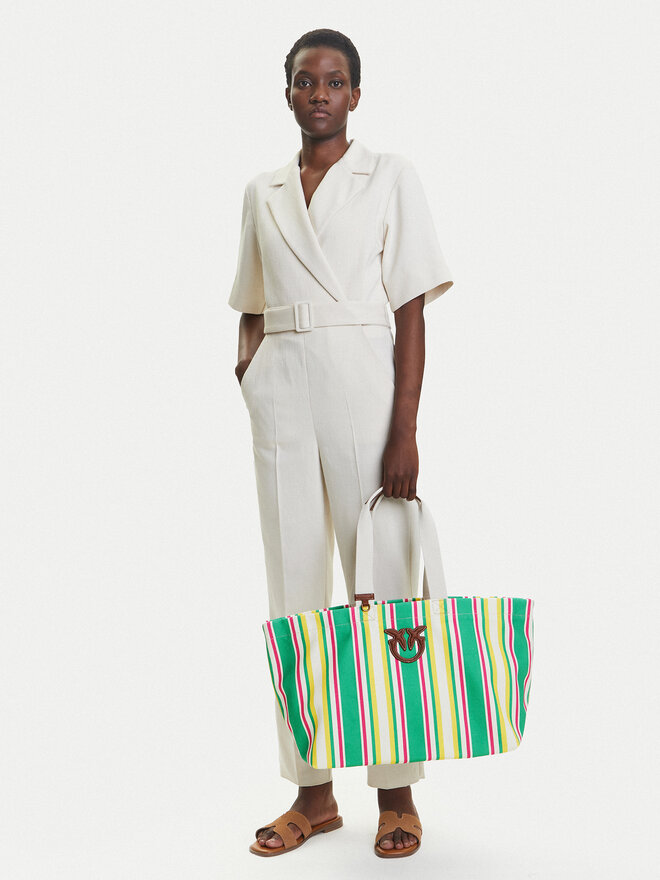 Сумка PINKO Shopping Bag Extra PE 25 PLTT 104754 A2G5 Зелений