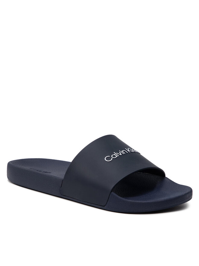 Calvin Klein Jeans Παντόφλες Calvin Klein Jeans Pool Slide HM0HM00455 Σκούρο μπλε