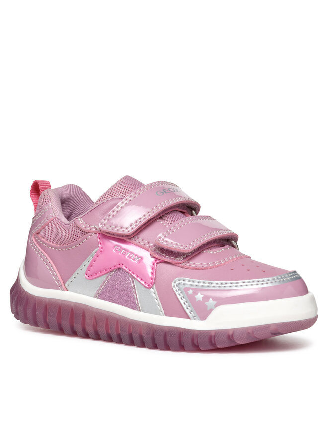 Geox Snīkeri Geox B Lightyloo Girl B4661A 00254 C8381 Rozā