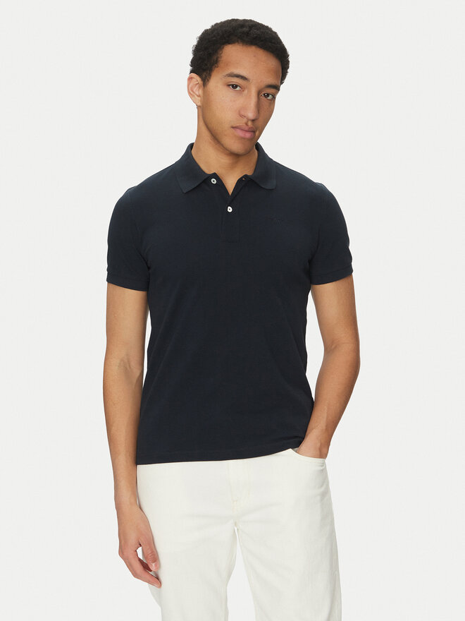 Geox Geox Polo majica M5511B T3240 F1624 Mornarsko modra Regular Fit