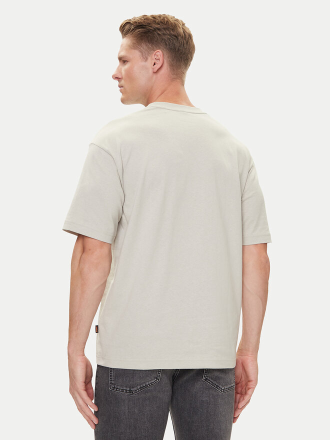BOSS BOSS Camiseta Te_Voyage 50546370 Beis Relaxed Fit