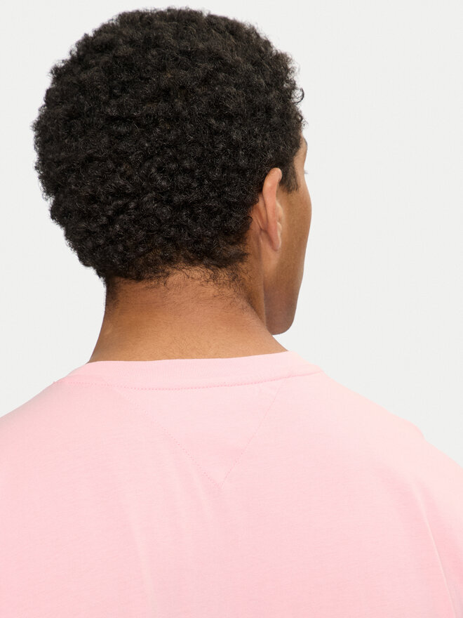 Tommy Jeans Tommy Jeans T-Shirt Linear Logo DM0DM17993 Rosa Regular Fit