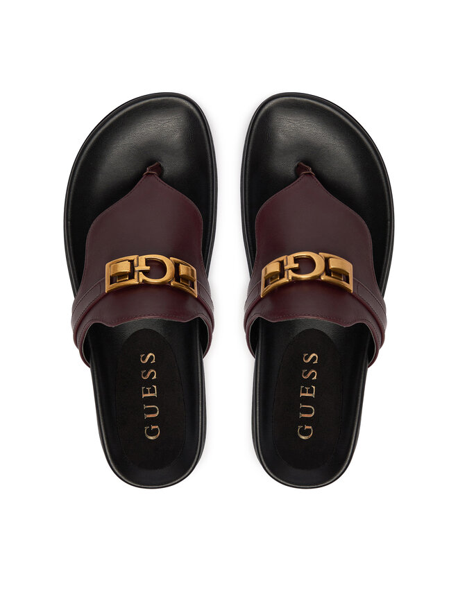 Guess Zehentrenner Guess FLJFRR LEA03 Dunkelrot