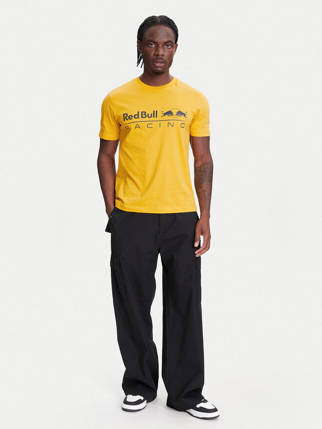 Pepe Jeans Pepe Jeans Camiseta Red Bull Racing Logo RM500016 Amarillo Regular Fit