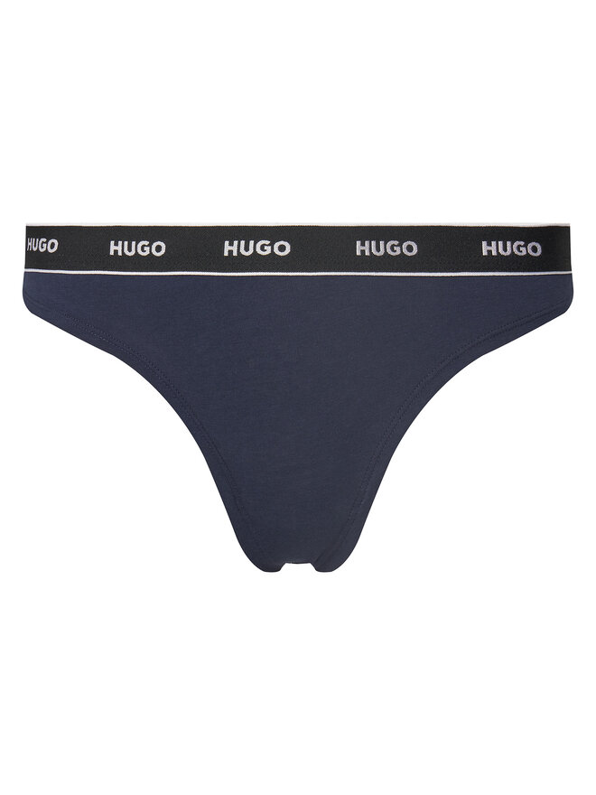 HUGO HUGO Набір з 3 пар стрінгів Triplet Thong Stripe 50545680 Кольоровий